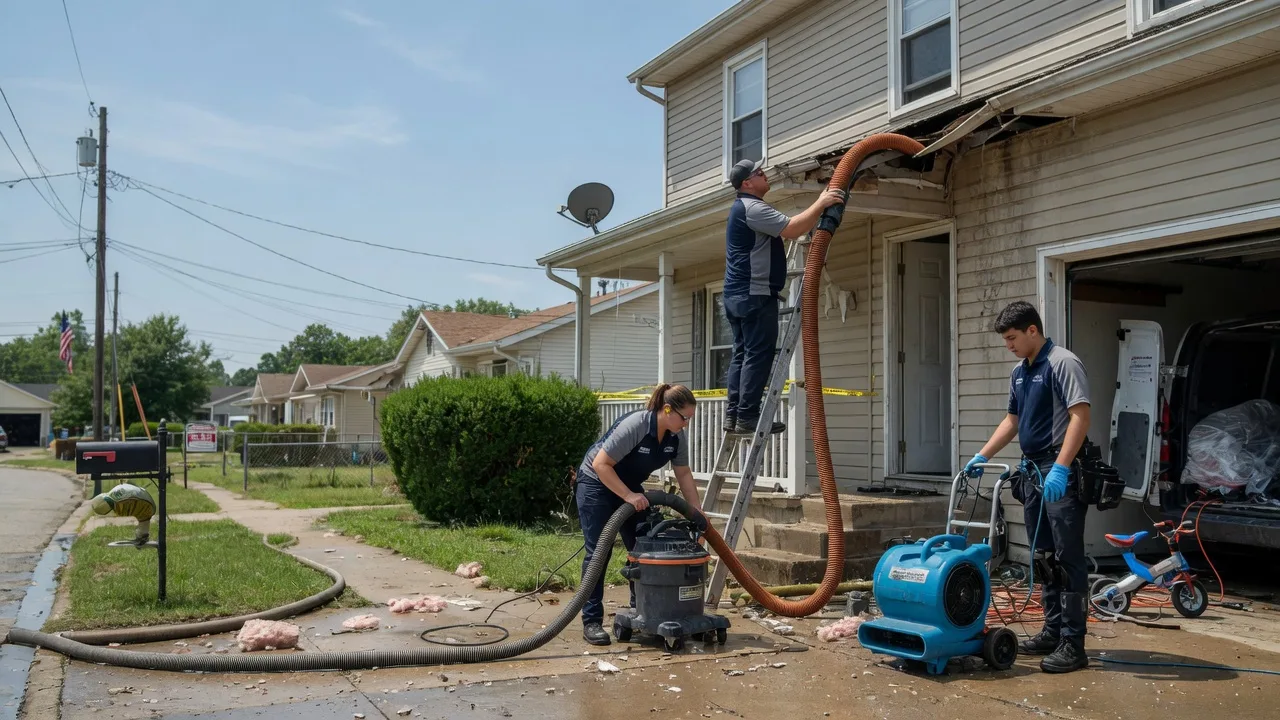 Water Damage Restoration in Bushton, KS near me